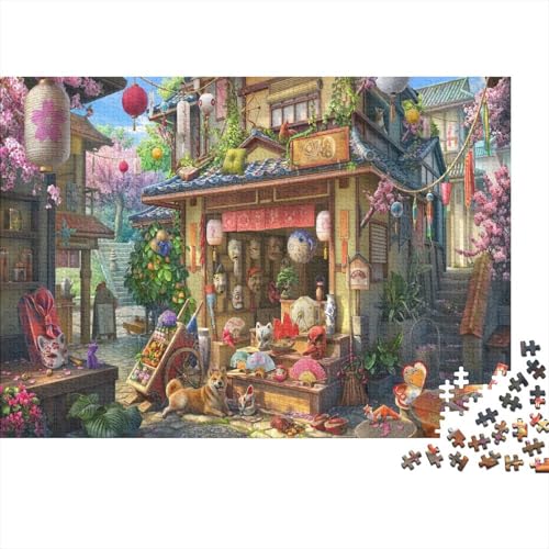 Maskengeschäft Puzzles 1000 Teile Schwer Puzzle Spielzeug Pädagogisches Spiel Impossible Herausforderung Spielzeug Für Erwachsene Und Kinder Ab 14 Jahren 1000pcs (75x50cm) von PXBDUASIE