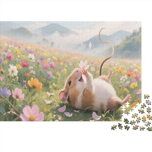MeeresschweinPuzzle 1000 Teile Schwer Puzzle Spielzeug Pädagogisches Spiel Impossible Herausforderungsspielzeug Für Erwachsene Und Kinder Ab 12 Jahren 1000pcs (75x50cm) von PXBDUASIE