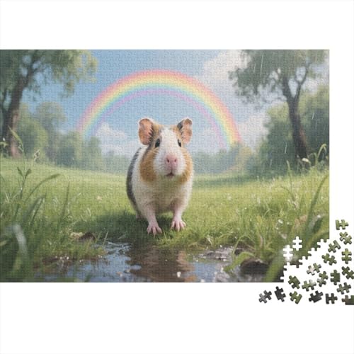MeeresschweinPuzzles 300 Teile Schwer Puzzle Spielzeug Pädagogisches Spiel Impossible Herausforderungsspielzeug Für Erwachsene Und Kinder Ab 12 Jahren 300pcs (40x28cm) von PXBDUASIE
