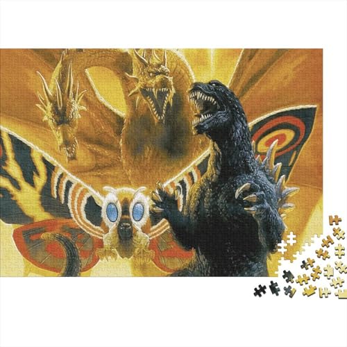 MothraPuzzle 300 Teile Schwer Puzzle Spielzeug Pädagogisches Spiel Impossible Herausforderung Spielzeug Für Erwachsene Kinder 300pcs (40x28cm) von PXBDUASIE