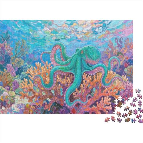 OktopusPuzzles 300 Teile Schwer Puzzle Spielzeug Lernspiel Impossible Herausforderung Spielzeug Für Erwachsene Und Kinder in Bewährter 300pcs (40x28cm) von PXBDUASIE
