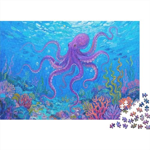 OktopusPuzzles 300 Teile Schwer Puzzle Spielzeug Pädagogisches Spiel Impossible Herausforderungsspielzeug Für Erwachsene Und Kinder in Bewährter 300pcs (40x28cm) von PXBDUASIE