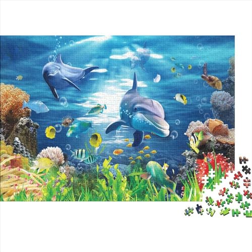 OzeanweltPuzzles 1000 Teile Schwer Puzzle Spielzeug Pädagogisches Spiel Impossible Herausforderungsspielzeug Für Erwachsene Und Kinder in Bewährter 1000pcs (75x50cm) von PXBDUASIE