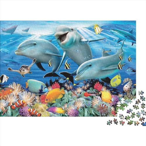 OzeanweltPuzzles 500 Teile Schwer Puzzle Spielzeug Pädagogisches Spiel Impossible Herausforderung Spielzeug Für Erwachsene Und Kinder in Bewährter 500pcs (52x38cm) von PXBDUASIE