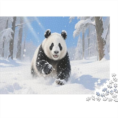 PandaPuzzle 1000 Teile Schwer Puzzle Spielzeug Lernspiel Impossible Herausforderung Spielzeug Für Erwachsene Kinder 1000pcs (75x50cm) von PXBDUASIE
