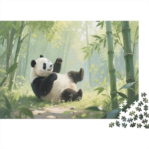 PandaPuzzle 300 Teile Schwer Puzzle Spielzeug Lernspiel Impossible Herausforderung Spielzeug Für Erwachsene Und Kinder Ab 14 Jahren 300pcs (40x28cm) von PXBDUASIE