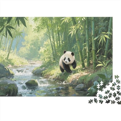 PandaPuzzles 1000 Teile Schwer Puzzle Spielzeug Pädagogisches Spiel Impossible Herausforderungsspielzeug Für Erwachsene Und Kinder Ab 14 Jahren 1000pcs (75x50cm) von PXBDUASIE