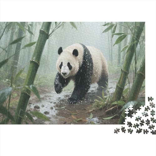 PandaPuzzles 500-teilige Schwer Puzzle Spielzeug Lernspiel Impossible Herausforderungsspielzeug Für Erwachsene Und Kinder in Bewährter 500pcs (52x38cm) von PXBDUASIE