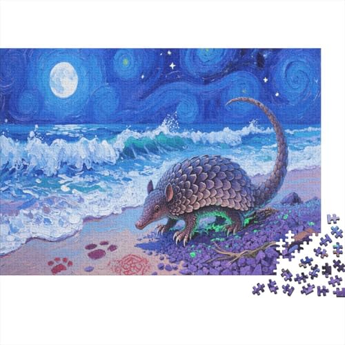 PangolinPuzzles 1000 Teile Schwer Puzzle Spielzeug Pädagogisches Spiel Impossible Herausforderungsspielzeug Für Erwachsene Und Kinder Ab 14 Jahren 1000pcs (75x50cm) von PXBDUASIE