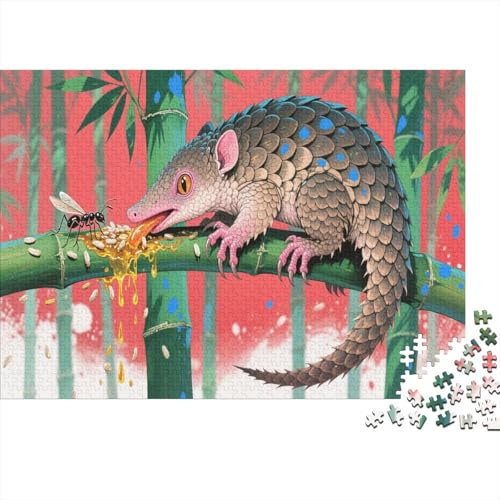 PangolinPuzzles 500 Teile Schwer Puzzle Spielzeug Lernspiel Impossible Herausforderung Spielzeug Für Erwachsene Und Kinder Ab 12 Jahren 500pcs (52x38cm) von PXBDUASIE