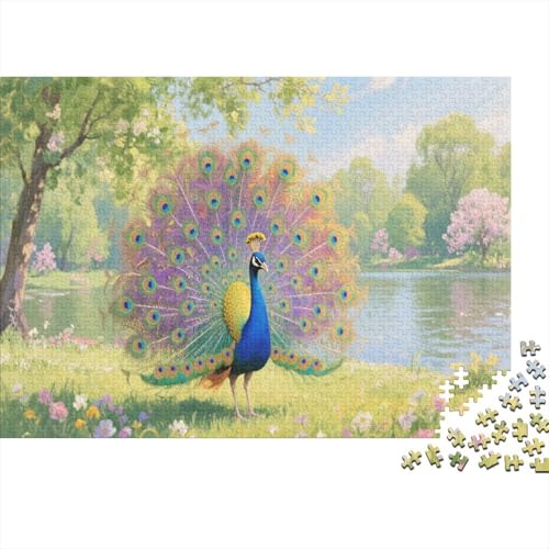 Pavo realPuzzle 1000 Teile Schwer Puzzle Spielzeug Pädagogisches Spiel Impossible Herausforderung Spielzeug Für Erwachsene Kinder 1000pcs (75x50cm) von PXBDUASIE