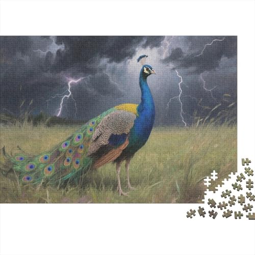 Pavo realPuzzle 300 Teile Schwer Puzzle Spielzeug Lernspiel Impossible Herausforderungsspielzeug Für Erwachsene Und Kinder Ab 12 Jahren 300pcs (40x28cm) von PXBDUASIE