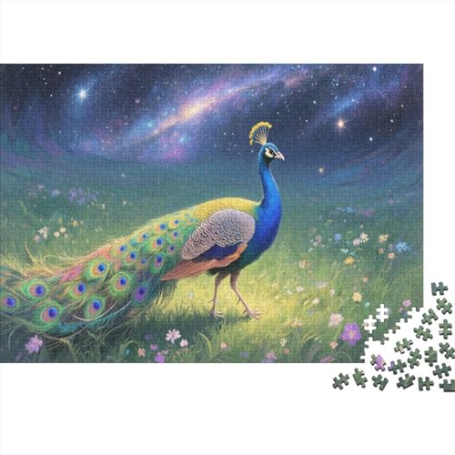 Pavo realPuzzle 300-teilige Schwer Puzzle Spielzeug Lernspiel Impossible Herausforderungsspielzeug Für Erwachsene Und Kinder Ab 12 Jahren 300pcs (40x28cm) von PXBDUASIE