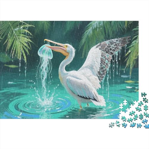 PelikanPuzzles 300 Teile Schwer Puzzle Spielzeug Lernspiel Impossible Herausforderung Spielzeug Für Erwachsene Und Kinder Ab 12 Jahren 300pcs (40x28cm) von PXBDUASIE