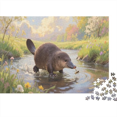 PlatypusPuzzle 1000 Teile Schwer Puzzle Spielzeug Lernspiel Impossible Herausforderungsspielzeug Für Erwachsene Und Kinder Ab 14 Jahren 1000pcs (75x50cm) von PXBDUASIE