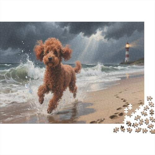 PoodlePuzzle 1000-teilige Schwer Puzzle Spielzeug Lernspiel Impossible Herausforderung Spielzeug Für Erwachsene Und Kinder in Bewährter 1000pcs (75x50cm) von PXBDUASIE