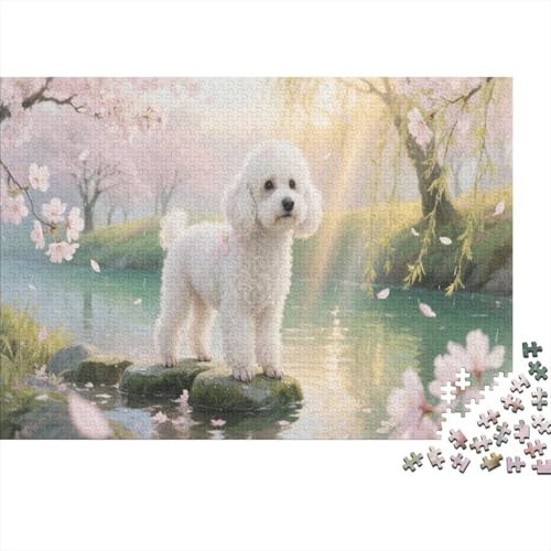 PoodlePuzzles 500 Teile Schwer Puzzle Spielzeug Pädagogisches Spiel Impossible Herausforderung Spielzeug Für Erwachsene Und Kinder Ab 12 Jahren 500pcs (52x38cm) von PXBDUASIE