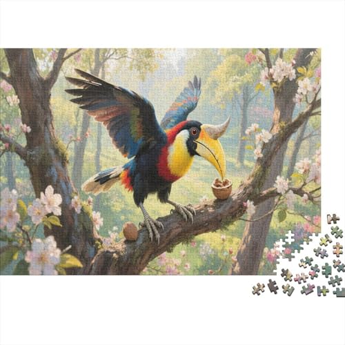 RinozerontePuzzle 300 Teile Schwer Puzzle Spielzeug Pädagogisches Spiel Impossible Herausforderungsspielzeug Für Erwachsene Und Kinder in Bewährter 300pcs (40x28cm) von PXBDUASIE