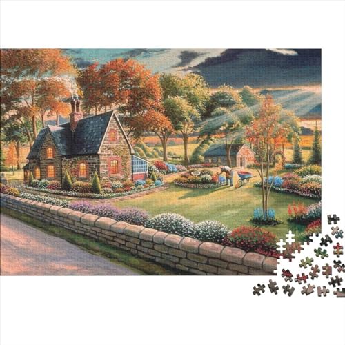 Ruhige Zeit Puzzle 1000 Teile Schwer Puzzle Spielzeug Pädagogisches Spiel Impossible Herausforderung Spielzeug Für Erwachsene Und Kinder Ab 14 Jahren 1000pcs (75x50cm) von PXBDUASIE