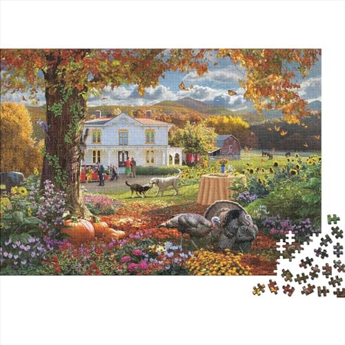 Ruhige Zeit Puzzle 300 Teile Schwer Puzzle Spielzeug Lernspiel Impossible Herausforderung Spielzeug Für Erwachsene Und Kinder in Bewährter 300pcs (40x28cm) von PXBDUASIE