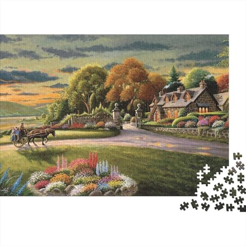 Ruhige Zeit Puzzles 1000-teilige Schwer Puzzle Spielzeug Lernspiel Impossible Herausforderungsspielzeug Für Erwachsene Und Kinder in Bewährter 1000pcs (75x50cm) von PXBDUASIE