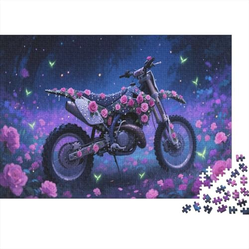 SchmutzfahrradPuzzles 300 Teile Schwer Puzzle Spielzeug Lernspiel Impossible Herausforderungsspielzeug Für Erwachsene Und Kinder Ab 14 Jahren 300pcs (40x28cm) von PXBDUASIE