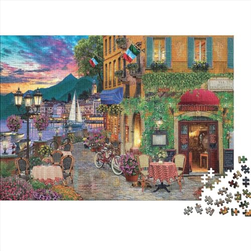 Seehafen Puzzles 500 Teile Schwer Puzzle Spielzeug Lernspiel Impossible Herausforderungsspielzeug Für Erwachsene Und Kinder Ab 14 Jahren 500pcs (52x38cm) von PXBDUASIE