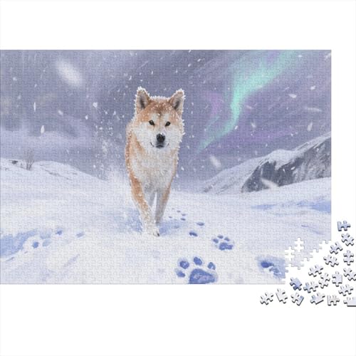 Shiba InuPuzzle 300 Teile Schwer Puzzle Spielzeug Lernspiel Impossible Herausforderung Spielzeug Für Erwachsene Und Kinder Ab 14 Jahren 300pcs (40x28cm) von PXBDUASIE