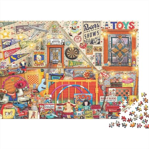 Spielwarenladen Puzzles 300 Teile Schwer Puzzle Spielzeug Lernspiel Impossible Herausforderungsspielzeug Für Erwachsene Und Kinder in Bewährter 300pcs (40x28cm) von PXBDUASIE
