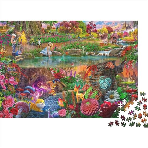 Suburban Schönheit Puzzle 300-teilige Schwer Puzzle Spielzeug Pädagogisches Spiel Impossible Herausforderungsspielzeug Für Erwachsene Und Kinder Ab 14 Jahren 300pcs (40x28cm) von PXBDUASIE