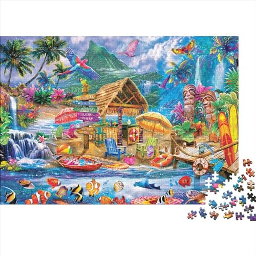 Szenerie Collage Puzzles 1000 Teile Schwer Puzzle Spielzeug Lernspiel Impossible Herausforderung Spielzeug Für Erwachsene Und Kinder in Bewährter 1000pcs (75x50cm) von PXBDUASIE