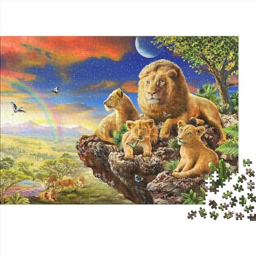 Tierwelt Puzzle 300 Teile Schwer Puzzle Spielzeug Pädagogisches Spiel Impossible Herausforderung Spielzeug Für Erwachsene Und Kinder in Bewährter 300pcs (40x28cm) von PXBDUASIE