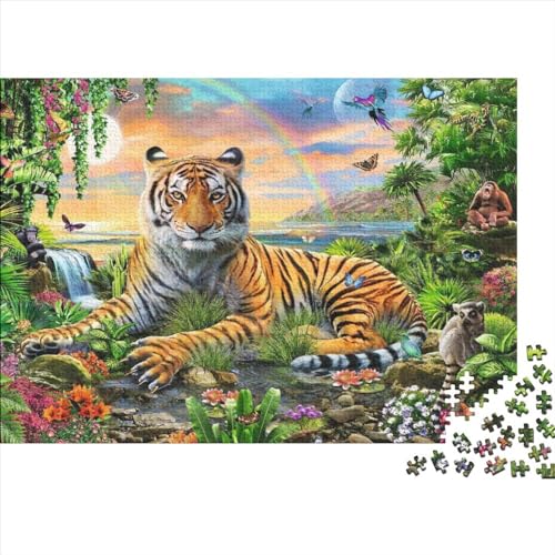 Tierwelt Puzzles 1000 Teile Schwer Puzzle Spielzeug Lernspiel Impossible Herausforderungsspielzeug Für Erwachsene Und Kinder Ab 12 Jahren 1000pcs (75x50cm) von PXBDUASIE