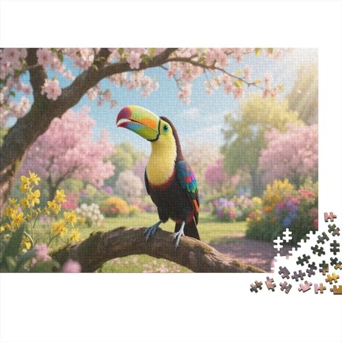 Tukan Puzzles 500 Teile Schwer Puzzle Spielzeug Lernspiel Impossible Herausforderung Spielzeug Für Erwachsene Und Kinder in Bewährter 500pcs (52x38cm) von PXBDUASIE