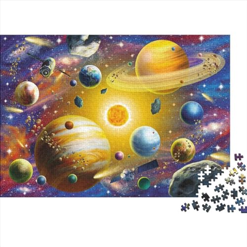 UniversumPuzzle 300 Teile Schwer Puzzle Spielzeug Pädagogisches Spiel Impossible Herausforderungsspielzeug Für Erwachsene Und Kinder Ab 12 Jahren 300pcs (40x28cm) von PXBDUASIE