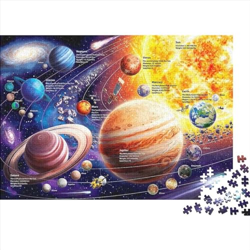UniversumPuzzle 500-teilige Schwer Puzzle Spielzeug Pädagogisches Spiel Impossible Herausforderungsspielzeug Für Erwachsene Und Kinder in Bewährter 500pcs (52x38cm) von PXBDUASIE