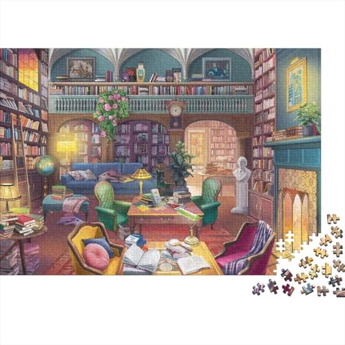 Unordentliche BuchhandlungPuzzles 300 Teile Schwer Puzzle Spielzeug Pädagogisches Spiel Impossible Herausforderung Spielzeug Für Erwachsene Und Kinder in Bewährter 300pcs (40x28cm) von PXBDUASIE