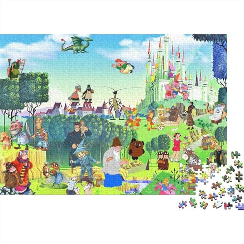 Unordentliche Collage Puzzles 1000 Teile Schwer Puzzle Spielzeug Lernspiel Impossible Herausforderungsspielzeug Für Erwachsene Und Kinder in Bewährter 1000pcs (75x50cm) von PXBDUASIE