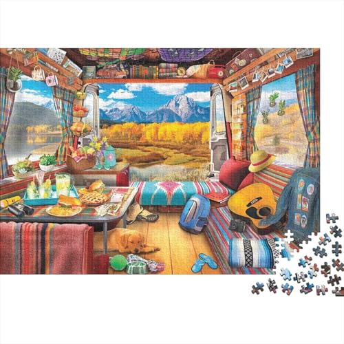 Urlaub Puzzle 1000 Teile Schwer Puzzle Spielzeug Pädagogisches Spiel Impossible Herausforderung Spielzeug Für Erwachsene Und Kinder Ab 14 Jahren 1000pcs (75x50cm) von PXBDUASIE