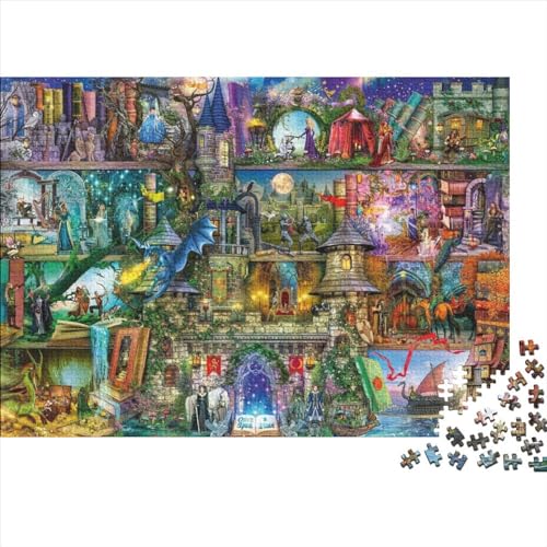 Ursprung Puzzle 500 Teile Schwer Puzzle Spielzeug Lernspiel Impossible Herausforderungsspielzeug Für Erwachsene Und Kinder Ab 14 Jahren 500pcs (52x38cm) von PXBDUASIE