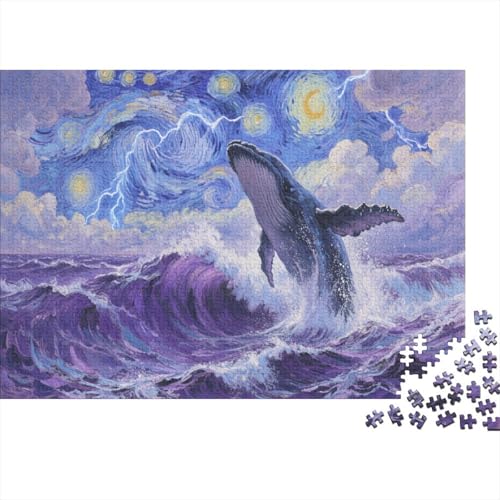 WalPuzzle 300-teilige Schwer Puzzle Spielzeug Lernspiel Impossible Herausforderung Spielzeug Für Erwachsene Und Kinder Ab 12 Jahren 300pcs (40x28cm) von PXBDUASIE
