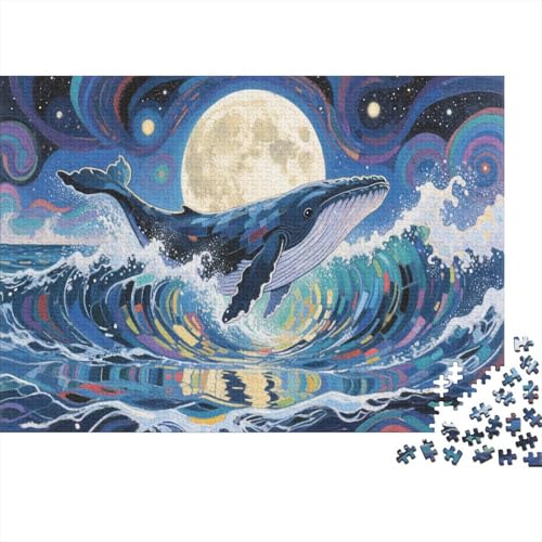 WalPuzzles 1000 Teile Schwer Puzzle Spielzeug Pädagogisches Spiel Impossible Herausforderung Spielzeug Für Erwachsene Kinder 1000pcs (75x50cm) von PXBDUASIE