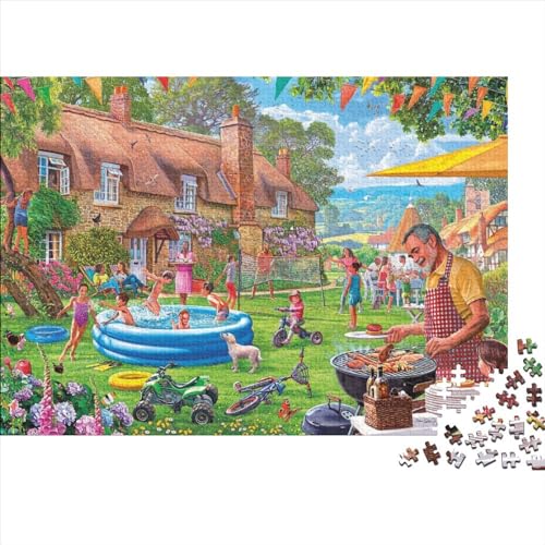 Wochenendparty Puzzle 1000-teilige Schwer Puzzle Spielzeug Lernspiel Impossible Herausforderungsspielzeug Für Erwachsene Und Kinder in Bewährter 1000pcs (75x50cm) von PXBDUASIE