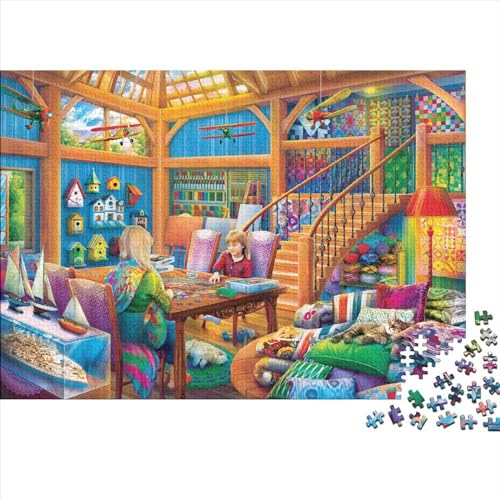 Wochenendzeit Puzzle 1000 Teile Schwer Puzzle Spielzeug Lernspiel Impossible Herausforderung Spielzeug Für Erwachsene Und Kinder Ab 14 Jahren 1000pcs (75x50cm) von PXBDUASIE