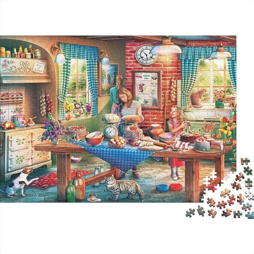 Wochenendzeit Puzzle 1000 Teile Schwer Puzzle Spielzeug Pädagogisches Spiel Impossible Herausforderung Spielzeug Für Erwachsene Und Kinder Ab 12 Jahren 1000pcs (75x50cm) von PXBDUASIE