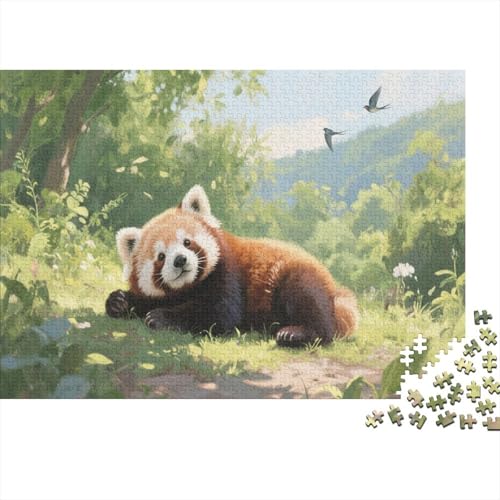 kleinere PandaPuzzles 500 Teile Schwer Puzzle Spielzeug Lernspiel Impossible Herausforderung Spielzeug Für Erwachsene Und Kinder Ab 14 Jahren 500pcs (52x38cm) von PXBDUASIE