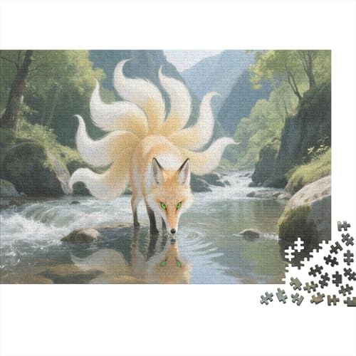 neunschanziger FuchsPuzzle 300 Teile Schwer Puzzle Spielzeug Lernspiel Impossible Herausforderungsspielzeug Für Erwachsene Und Kinder Ab 12 Jahren 300pcs (40x28cm) von PXBDUASIE