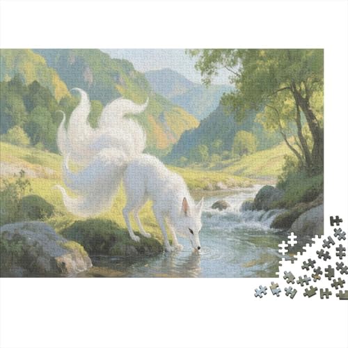 neunschanziger FuchsPuzzle 300-teilige Schwer Puzzle Spielzeug Lernspiel Impossible Herausforderungsspielzeug Für Erwachsene Und Kinder Ab 14 Jahren 300pcs (40x28cm) von PXBDUASIE