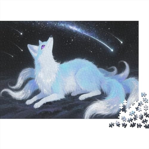 neunschanziger FuchsPuzzles 500 Teile Schwer Puzzle Spielzeug Lernspiel Impossible Herausforderung Spielzeug Für Erwachsene Und Kinder Ab 14 Jahren 500pcs (52x38cm) von PXBDUASIE