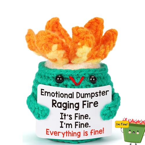 PXDUCN Emotionale Unterstützung, Dumpster Feuer, Emotionale Unterstützung, Geschenk, Emotionale Unterstützung, Plüschpuppe mit Karte, handgefertigt, bezaubernd, Dumpster, Feuerpuppe, für PXDUCN Emotionale Unterstützung, Dumpster Feuer, Emotionale Unterstützung, Geschenk, Emotionale Unterstützung, Plüschpuppe mit Karte, handgefertigt, bezaubernd, Dumpster, Feuerpuppe, für von PXDUCN